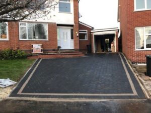 After Block Paving Driveway